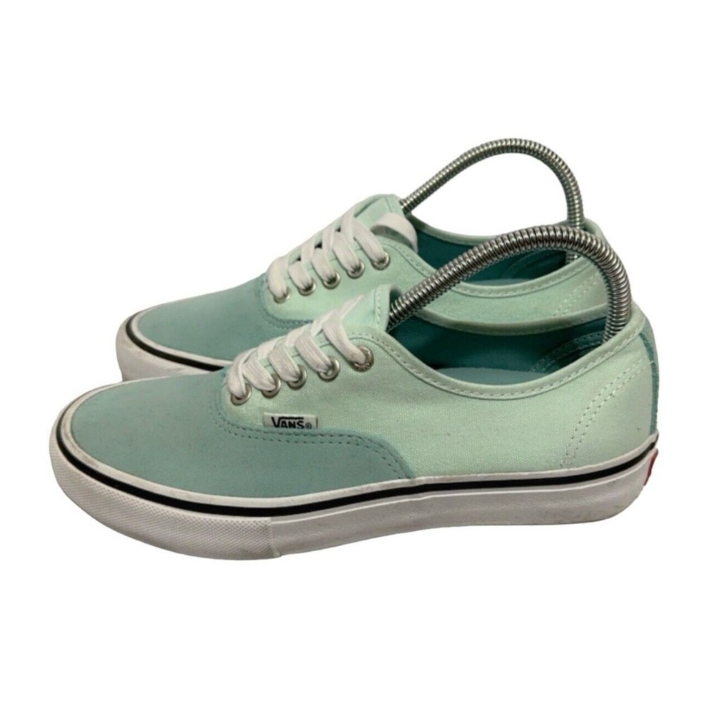VANS Authentic Pro Aqua Haze / Soothing Sea, Mens Sz 6.5 Skate UltraCush Classic